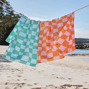 Quick Dry Towel - Groovy Check