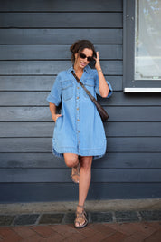 Sammy Relaxed Shirt Dress