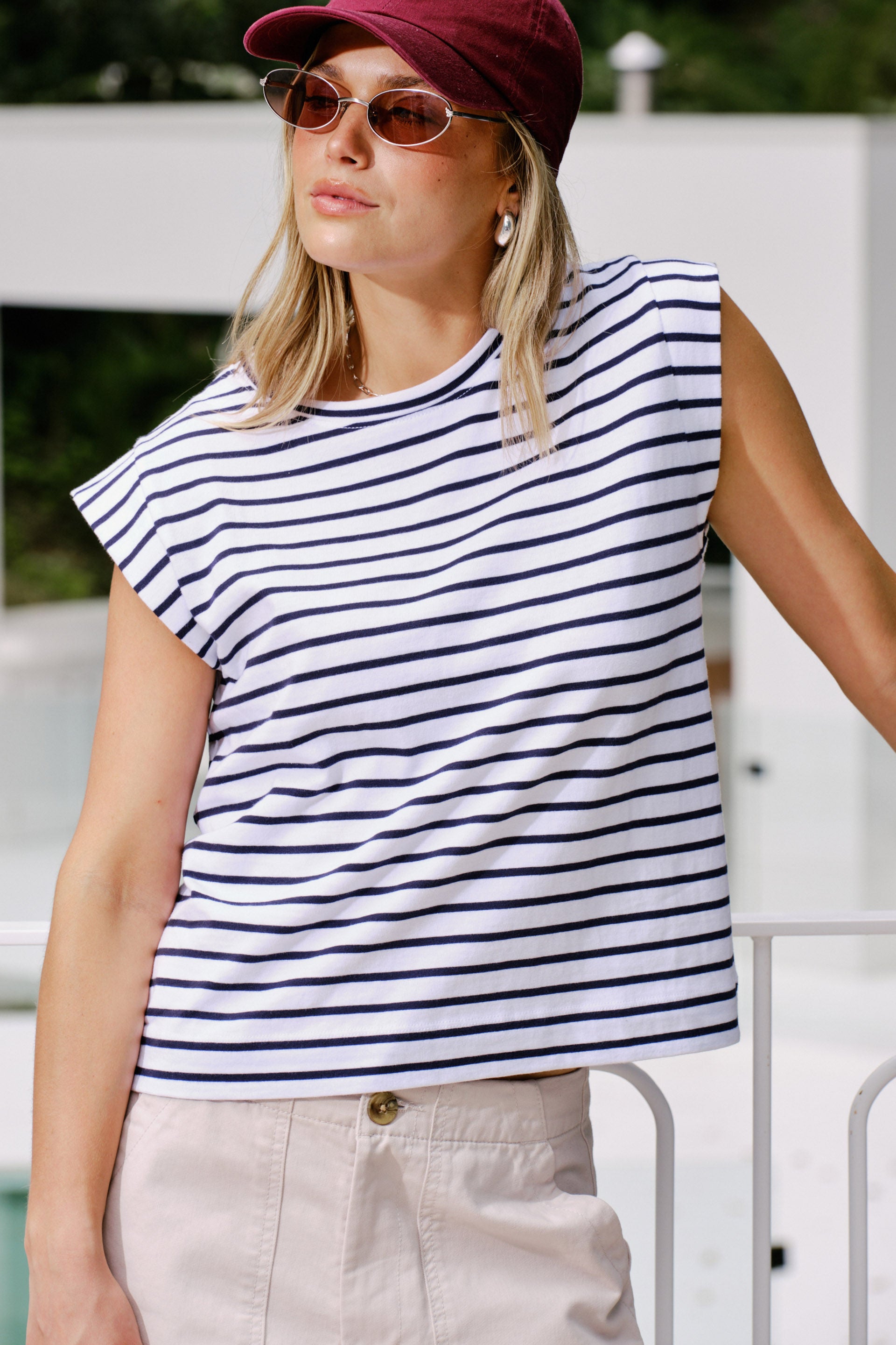 Extended Shoulder Tee