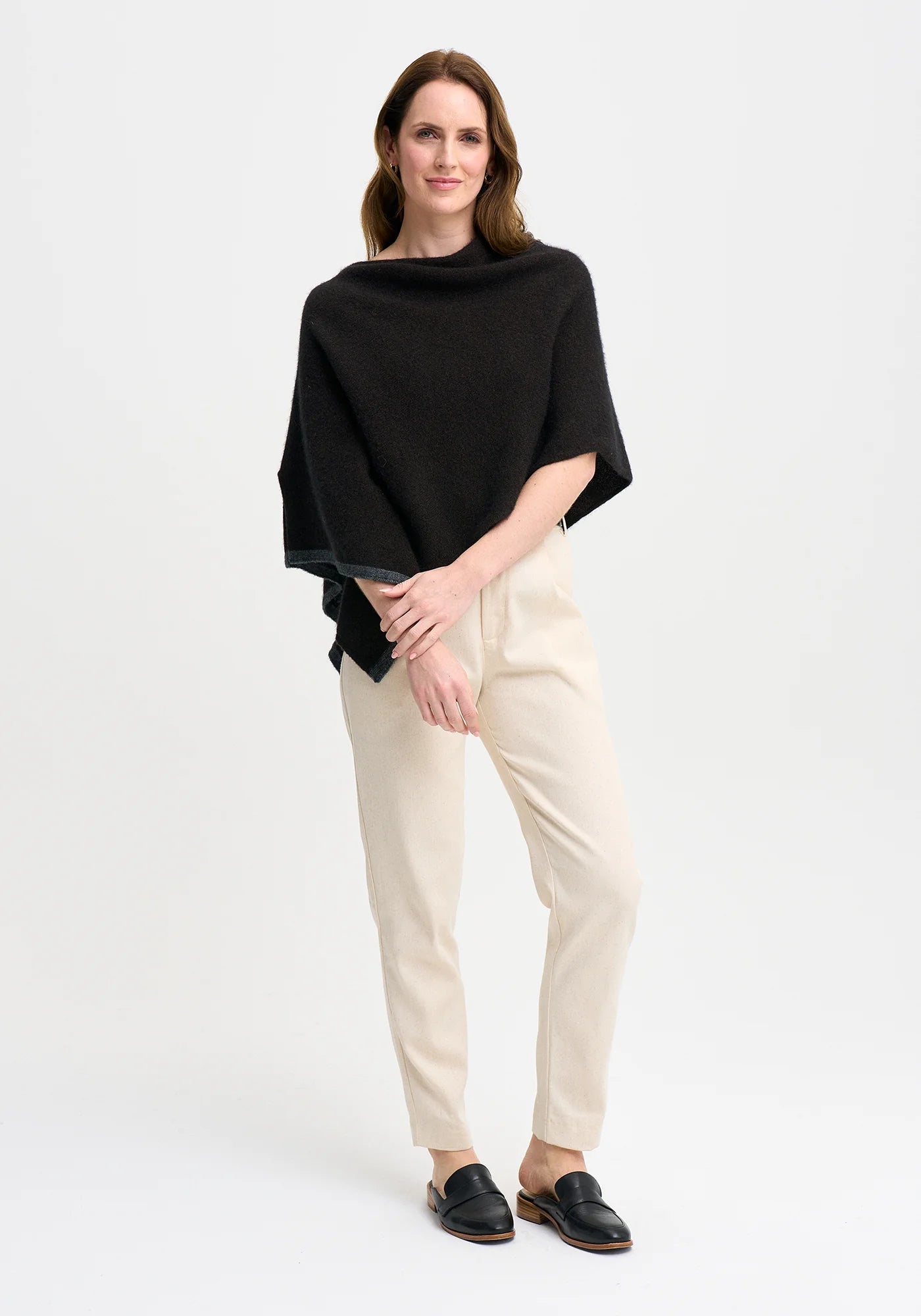 Two Tone Poncho - Presence Hamilton