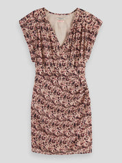 Floral Mini Wrap Dress