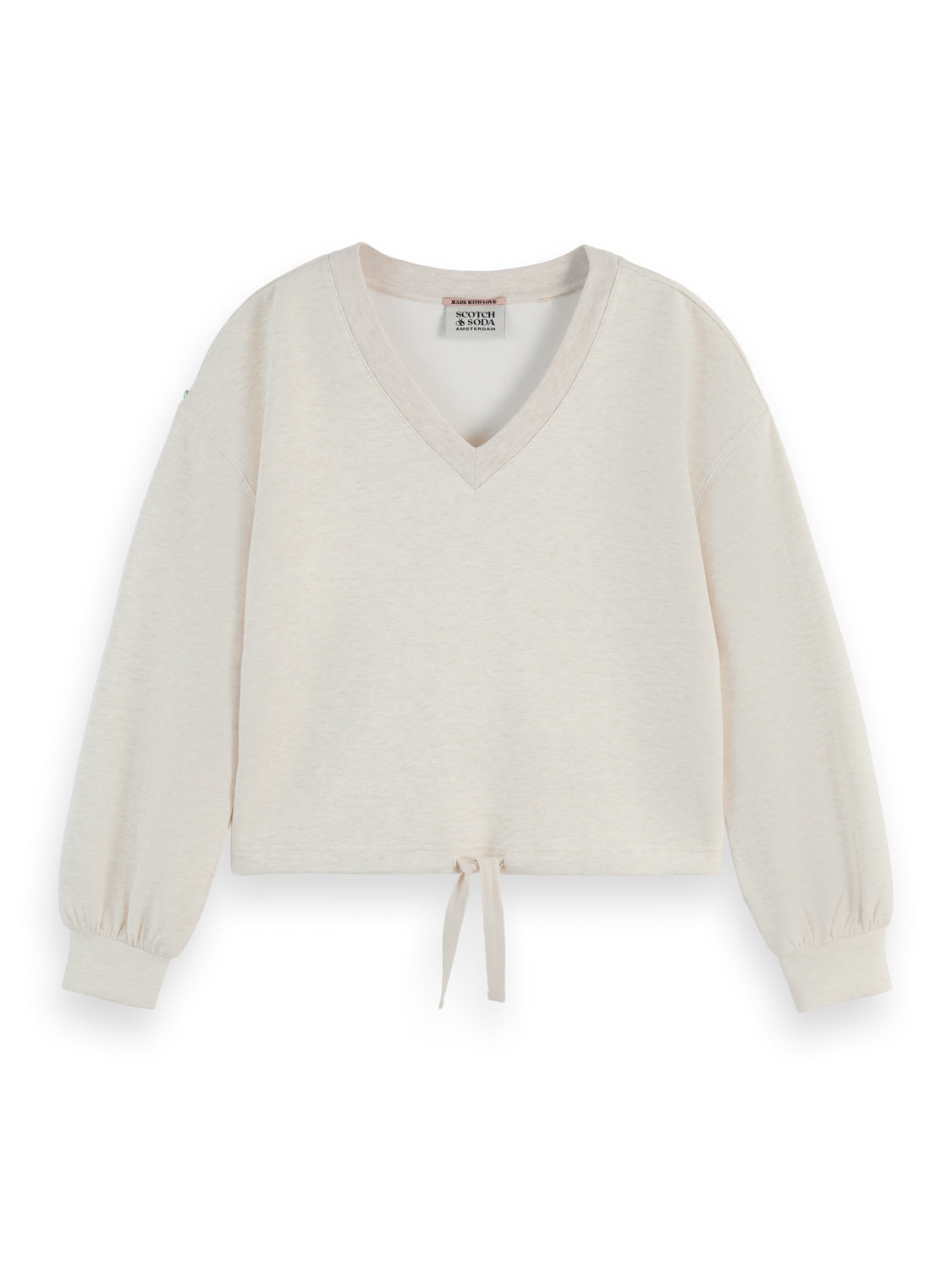 V-Neck Modal Sweatshirt