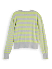 Crew Neck Relaxed Cardigan