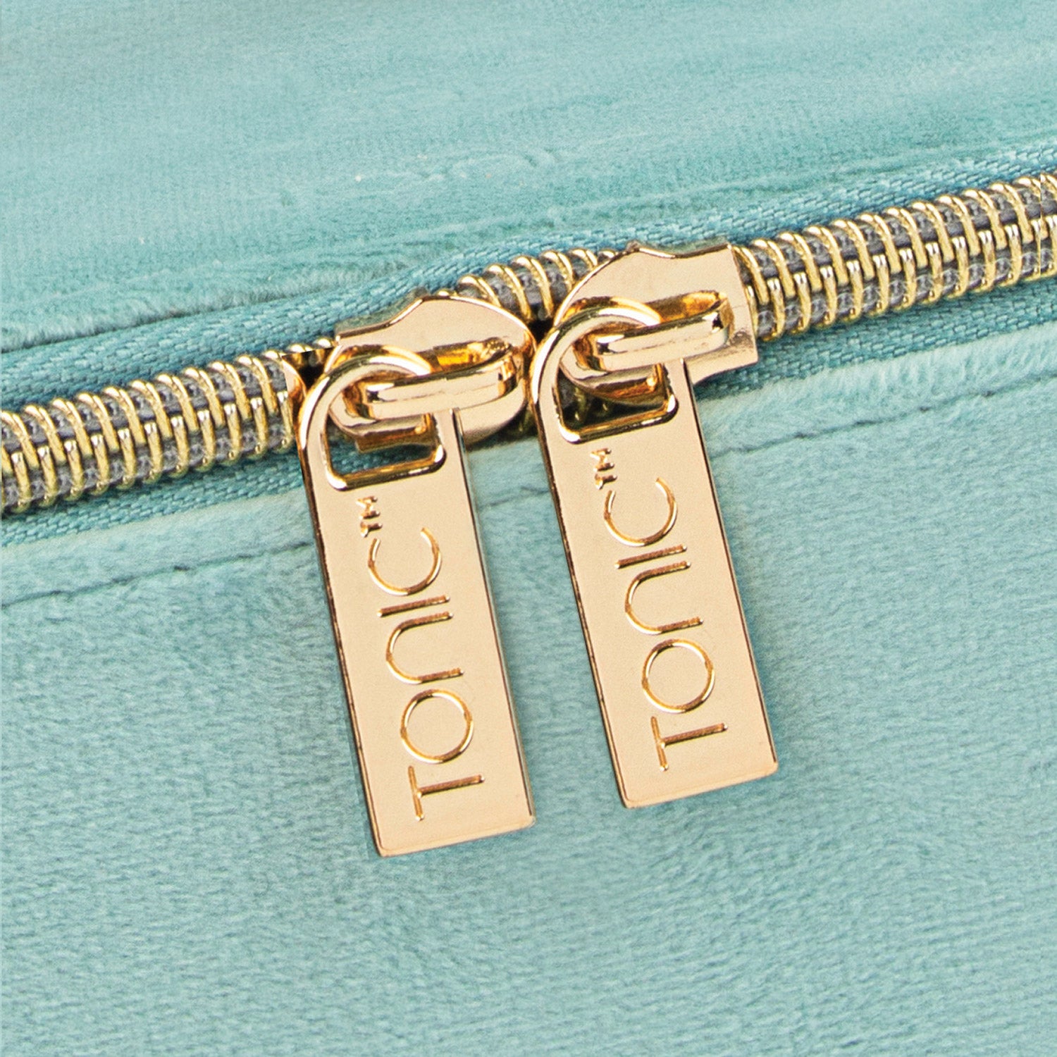 Luxe Velvet Jewellery Cube- Seafoam