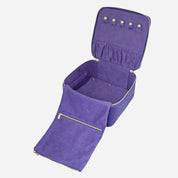 Luxe Velvet Jewellery Cube- Iris