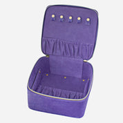 Luxe Velvet Jewellery Cube- Iris