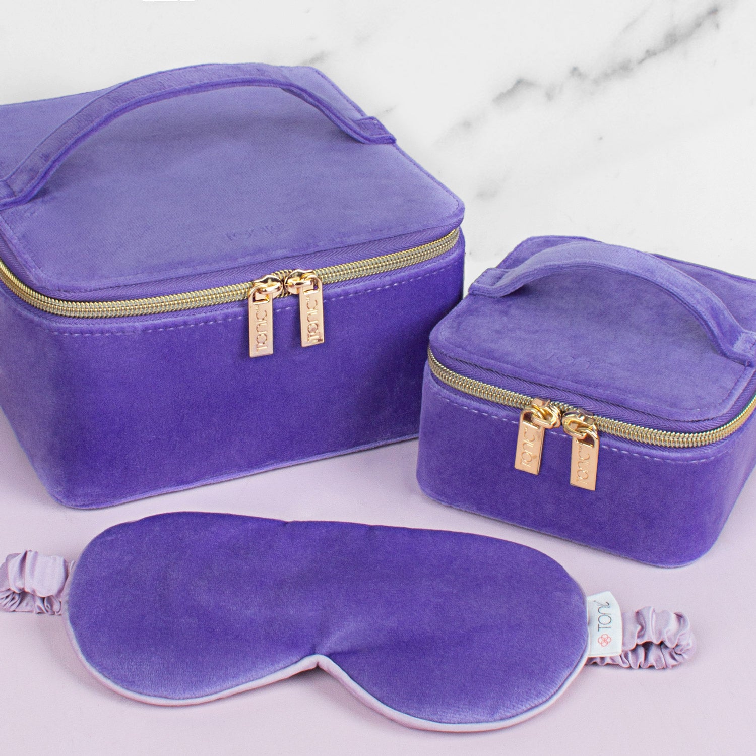 Luxe Velvet Jewellery Cube- Iris