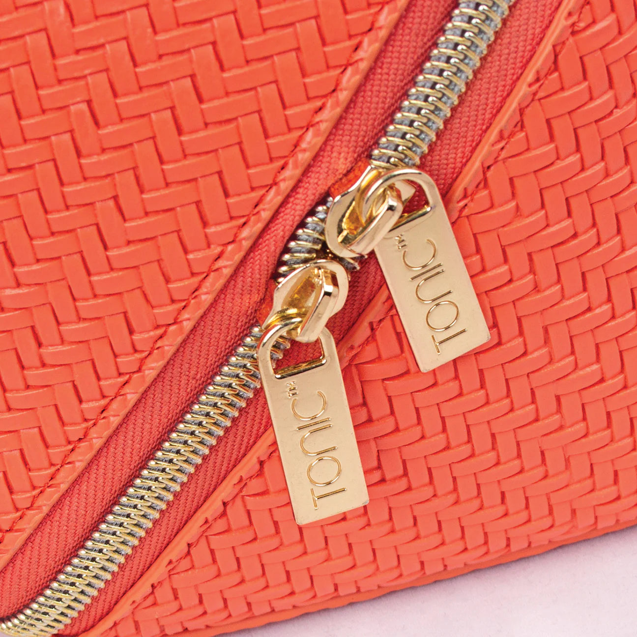Herringbone Beauty Bag LRGE - Presence Hamilton