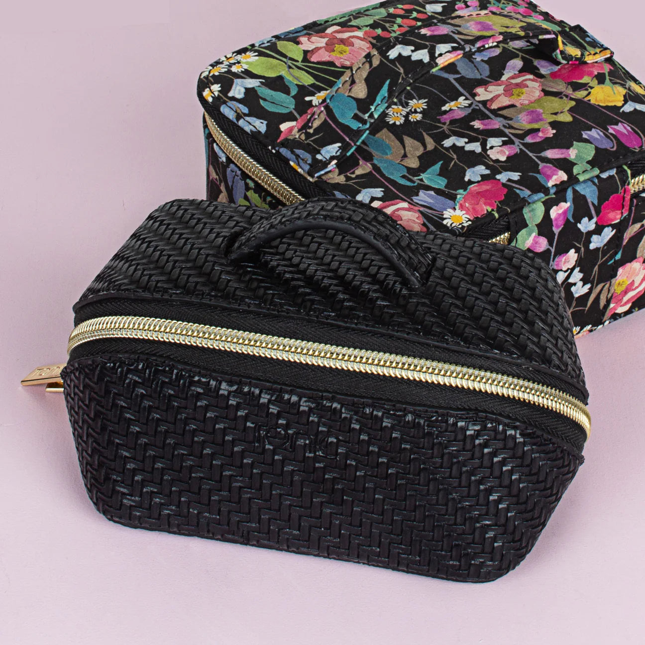 Herringbone Beauty Bag Small