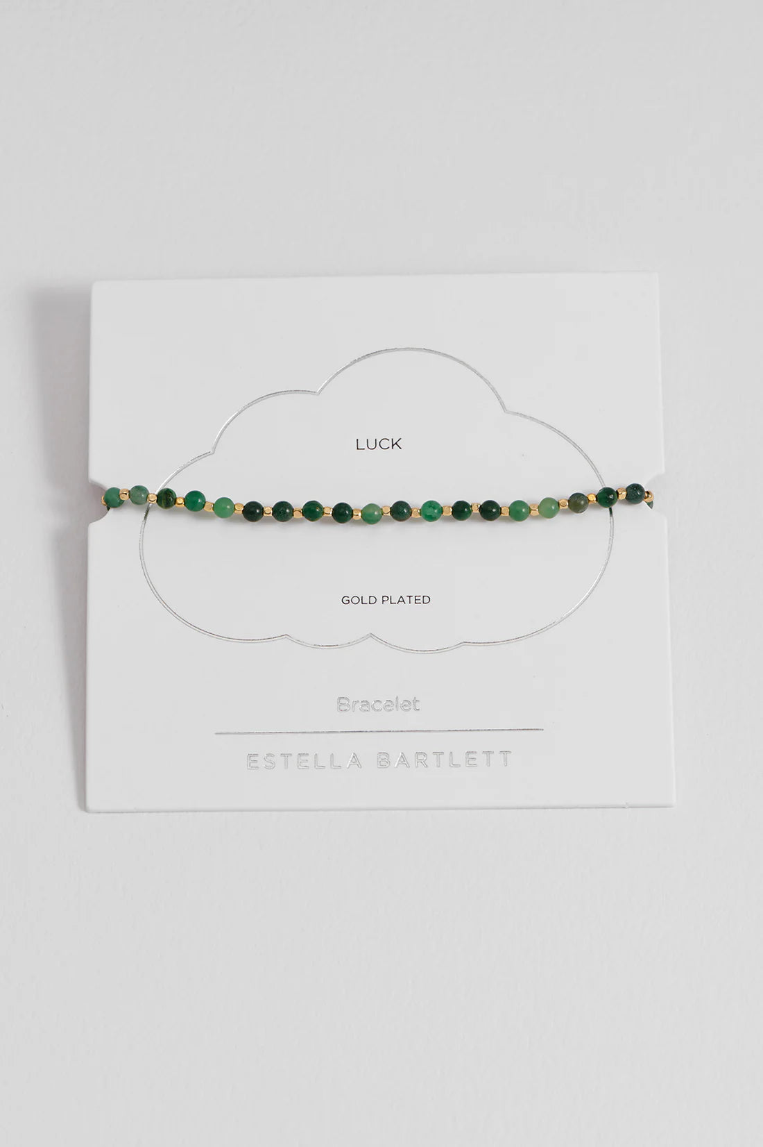 Amelia Bracelet Gold Plated - Green Quartz