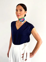 Petite Glackin Silk Scarf