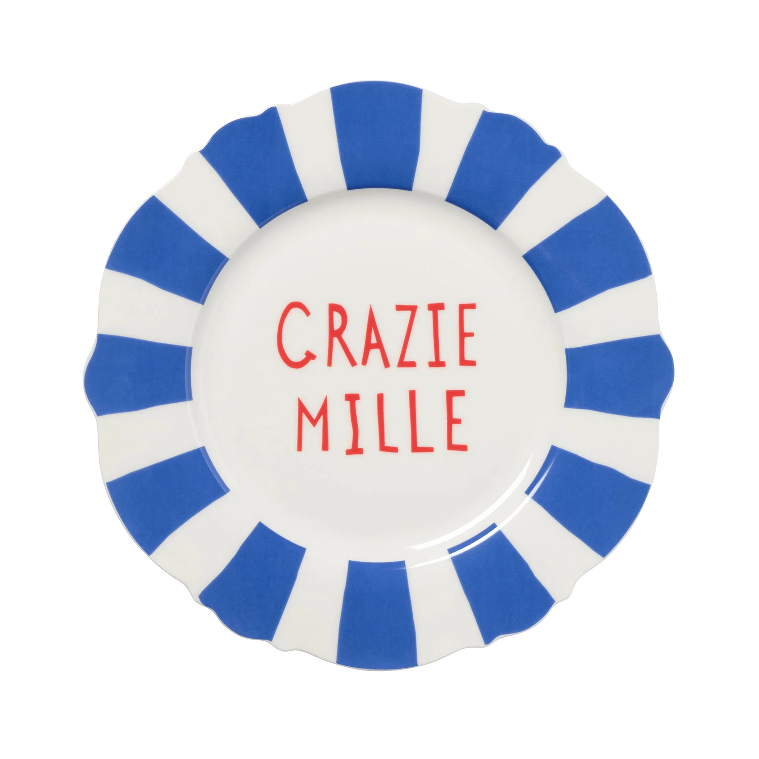 Grazie Mille Wave Dinner Plate Set