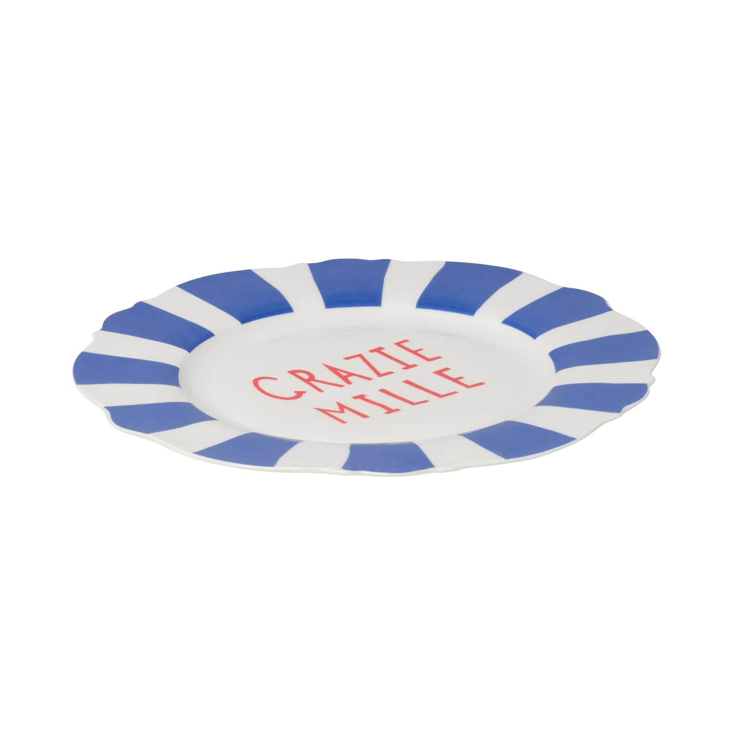 Grazie Mille Wave Dinner Plate Set