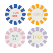 Grazie Mille Wave Dinner Plate Set