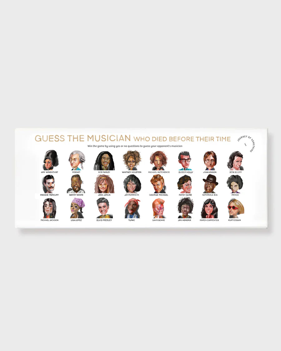 Guess The Musician Card Game
