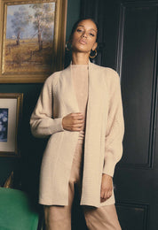 Isolda Merino Wool Wrap Cardigan