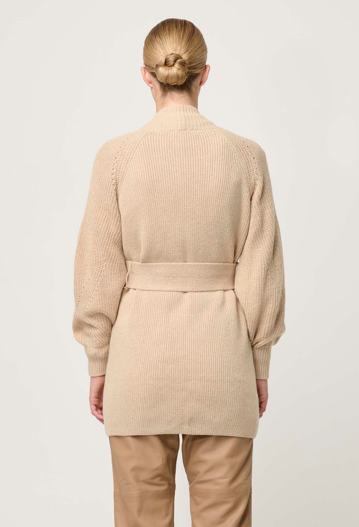 Isolda Merino Wool Wrap Cardigan