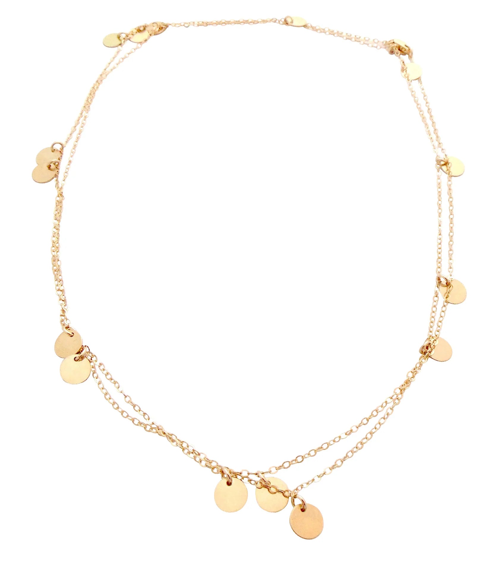Neva Mini Disc Necklace