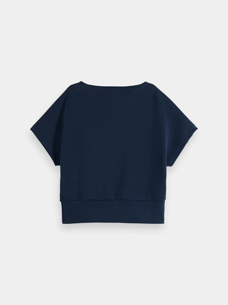 Short sleeved sweatshirt