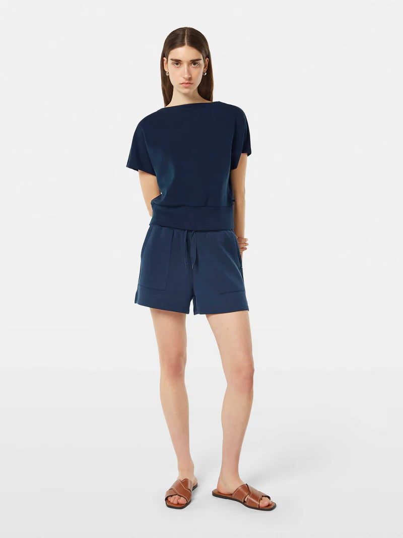 Short sleeved sweatshirt