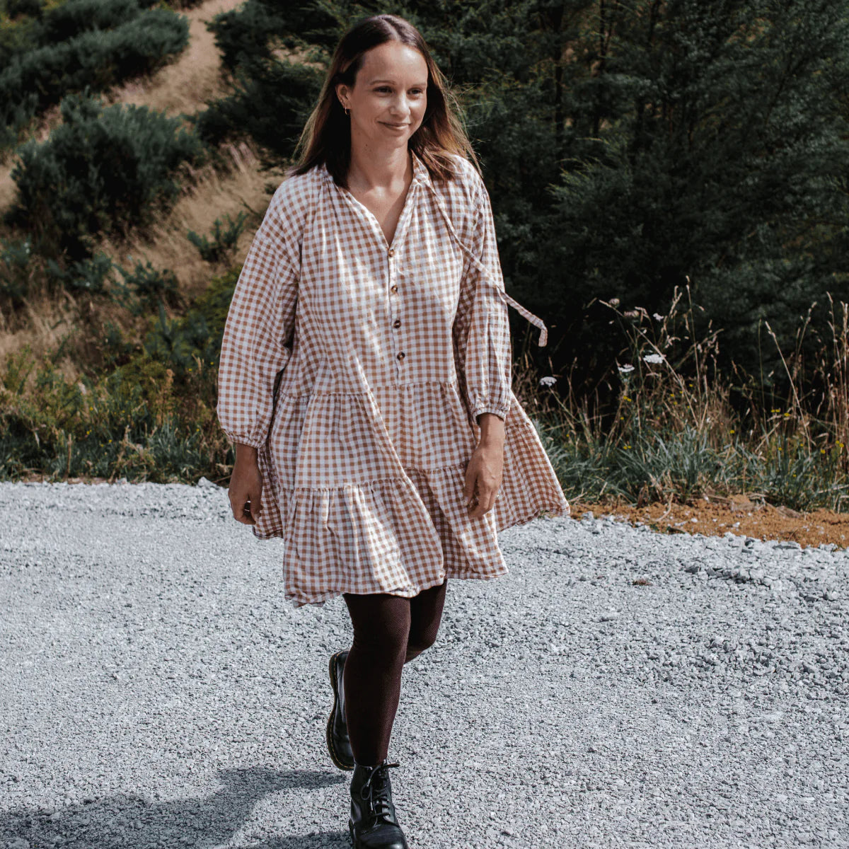 Merino Wool Textured Tights