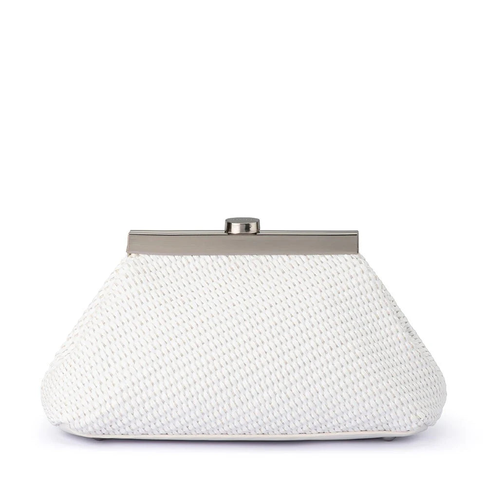 Hanna Woven Clutch