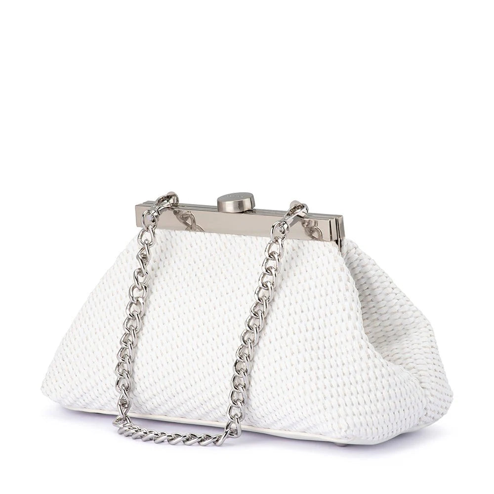 Hanna Woven Clutch