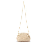 Kaia Studded Woven Clutch
