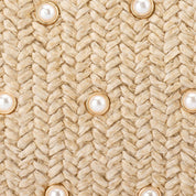 Kaia Studded Woven Clutch