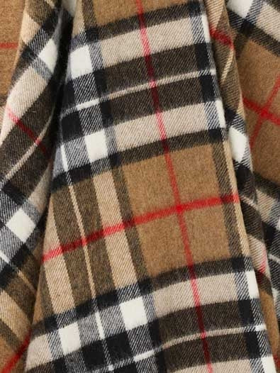 Bronte Tartan Throw- Camel Thompson