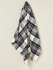 Bronte Tartan Throw- Dress Grey Stewart