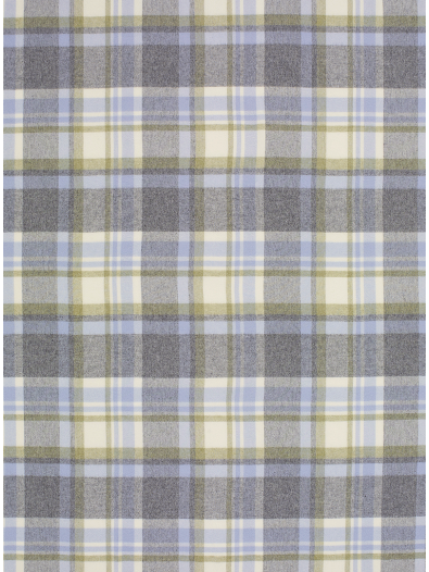 Bronte Portree Throw- Grey & Duck Egg