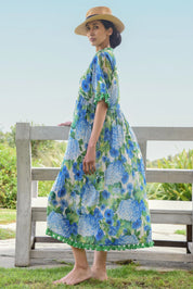 Don't Make Waves Dress - Hydrangea