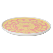 Yellow & Pink Flower Plate
