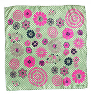 Mini Shippo Khaki Silk Scarf - Presence Hamilton