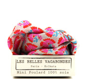 Mini Augustine Rose Silk Scarf