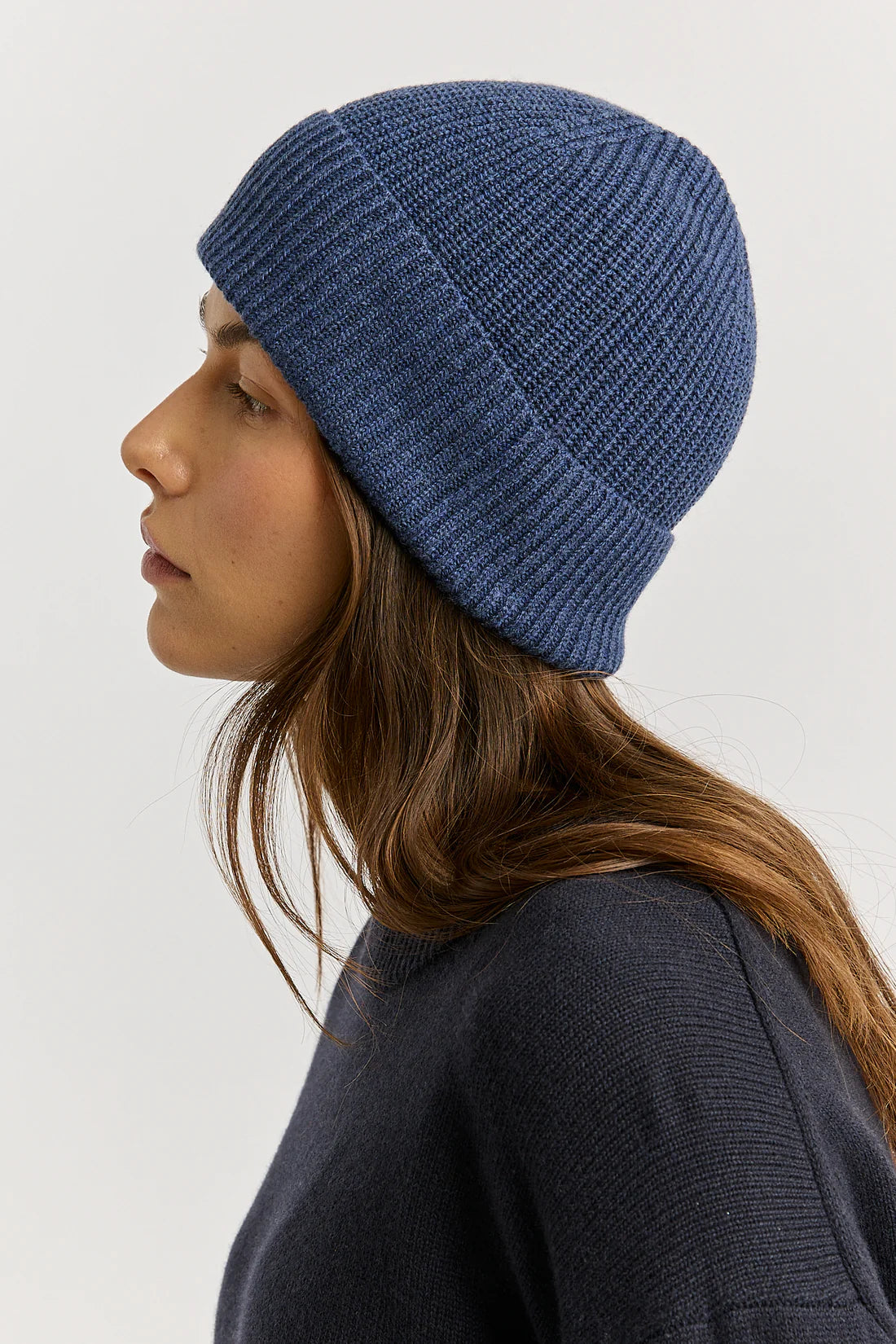 Fine Rib Beanie- Galaxy - Presence Hamilton