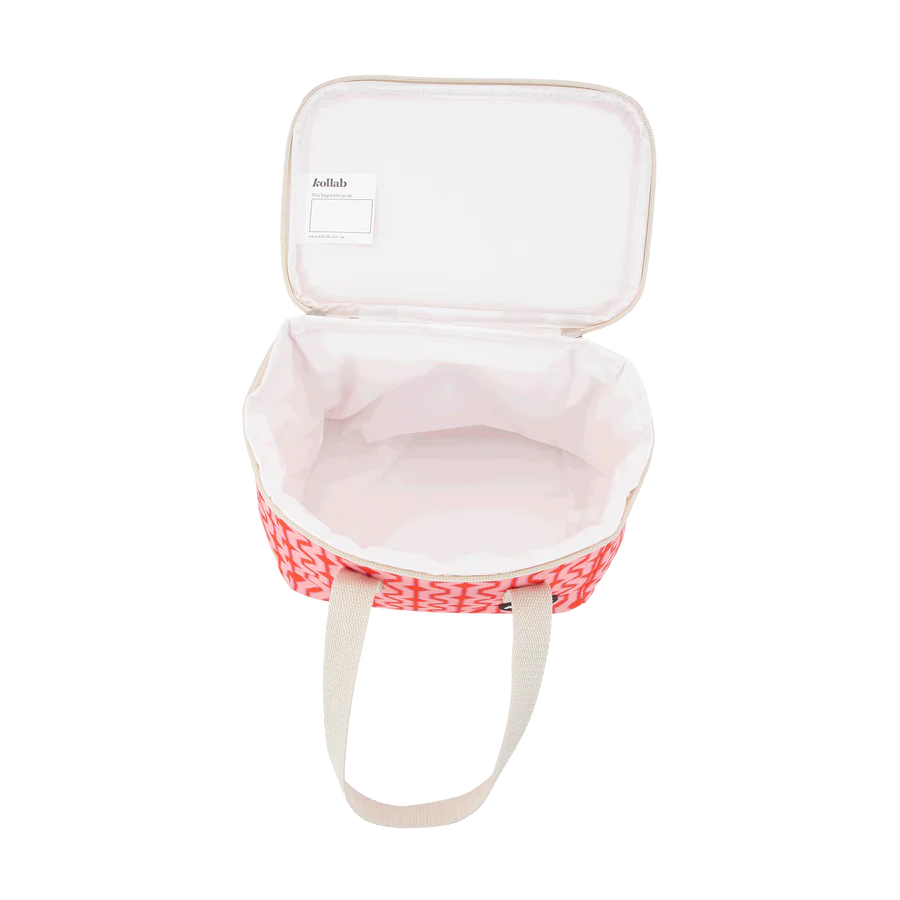 Lunch Bag - Cherry Zig Zag