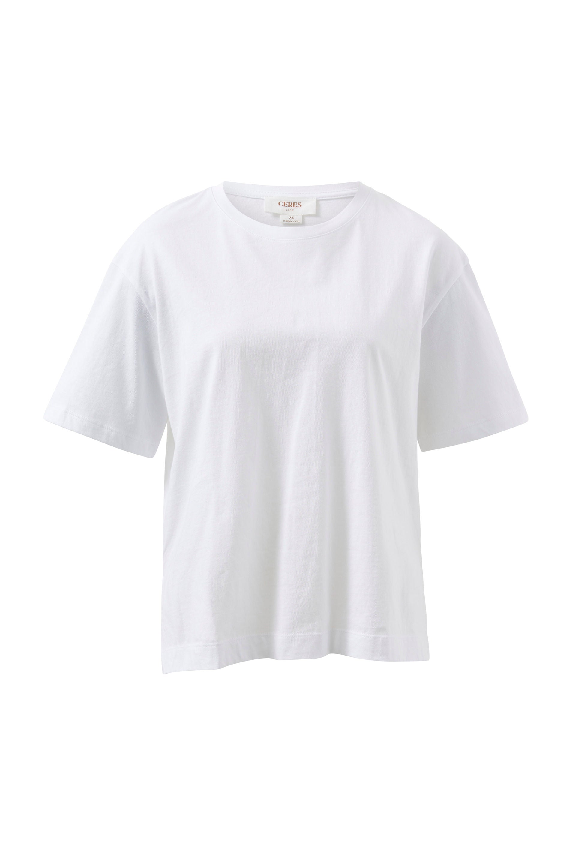 Stevie Slouchy Tee- White
