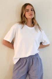 Stevie Slouchy Tee- White