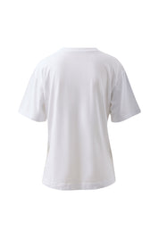 Stevie Slouchy Tee- Palm Scarf Print