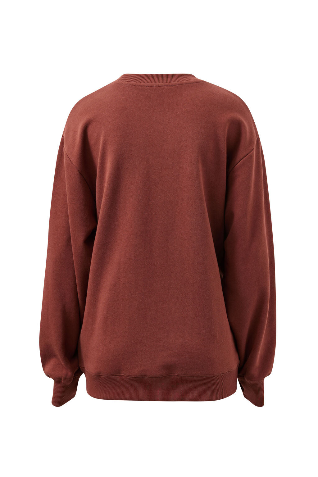 Isla Oversized Slouchy Crew - Burnt Toffee - Presence Hamilton