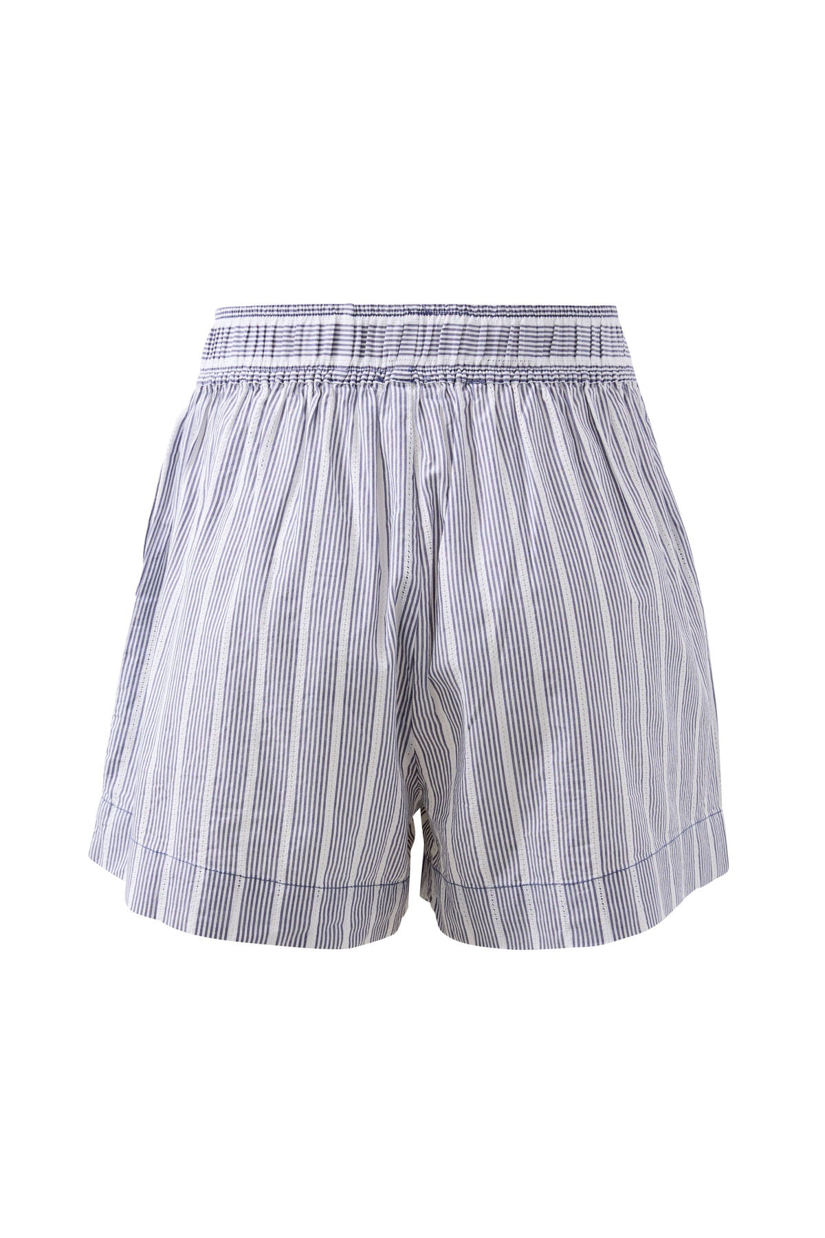 Mila Short - College Blue Ladder Stripe