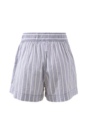 Mila Short - College Blue Ladder Stripe