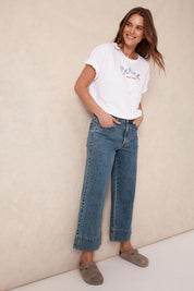 Wide Leg Crop Jean