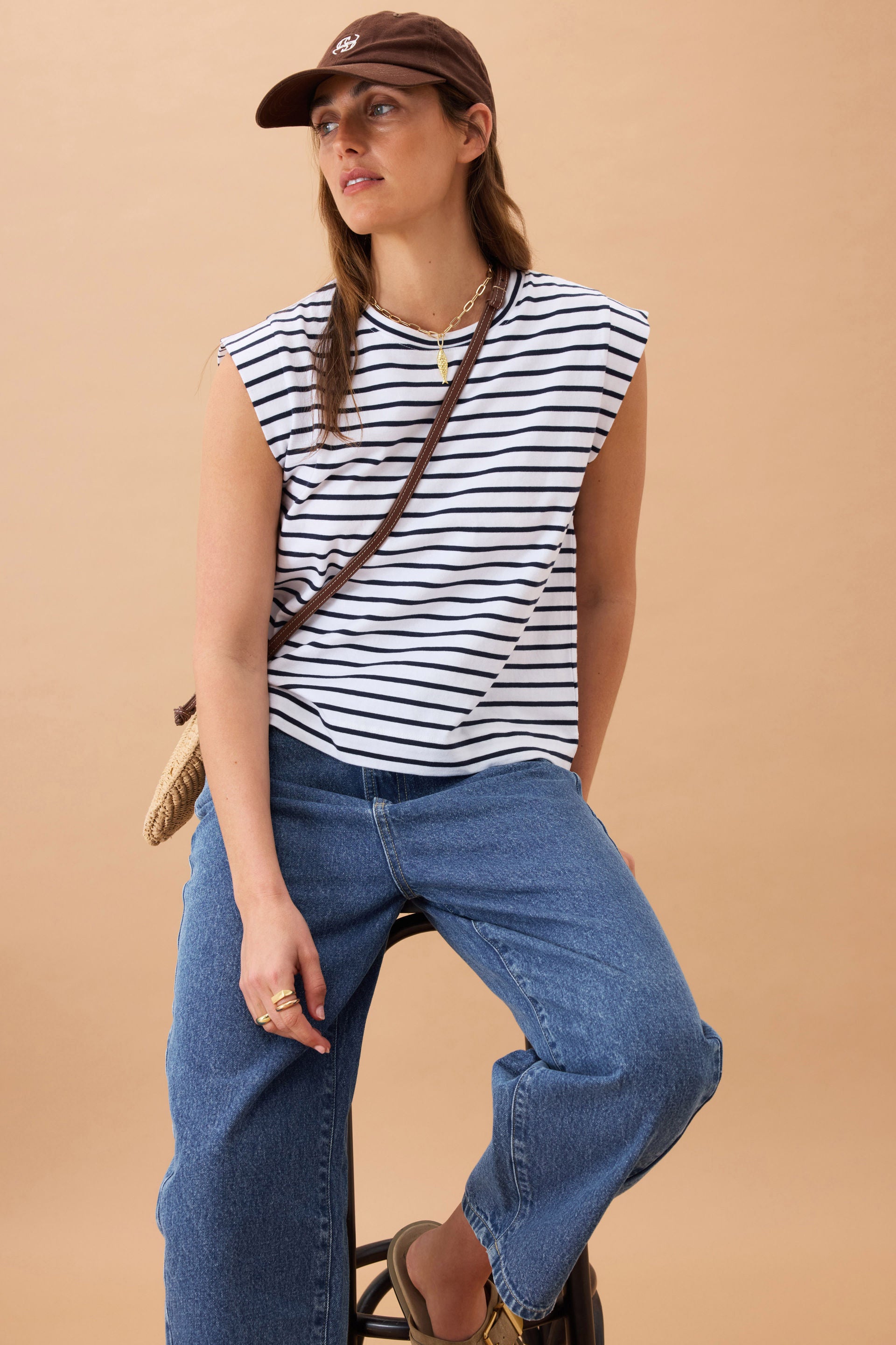 Extended Shoulder Tee
