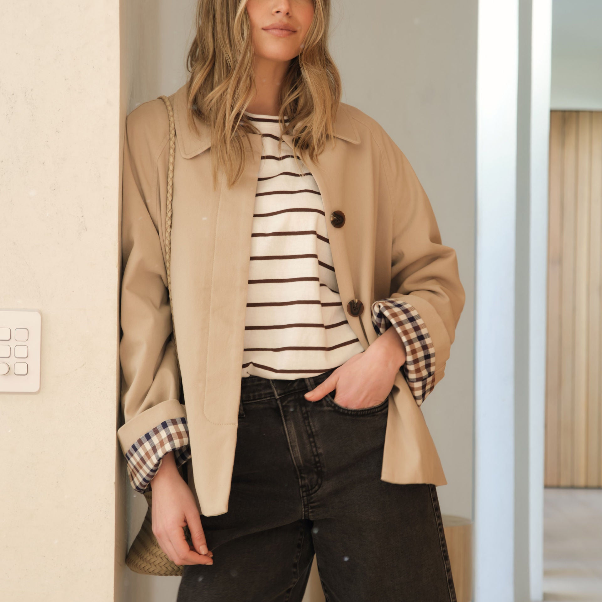 Pia Coat - Sand - Presence Hamilton