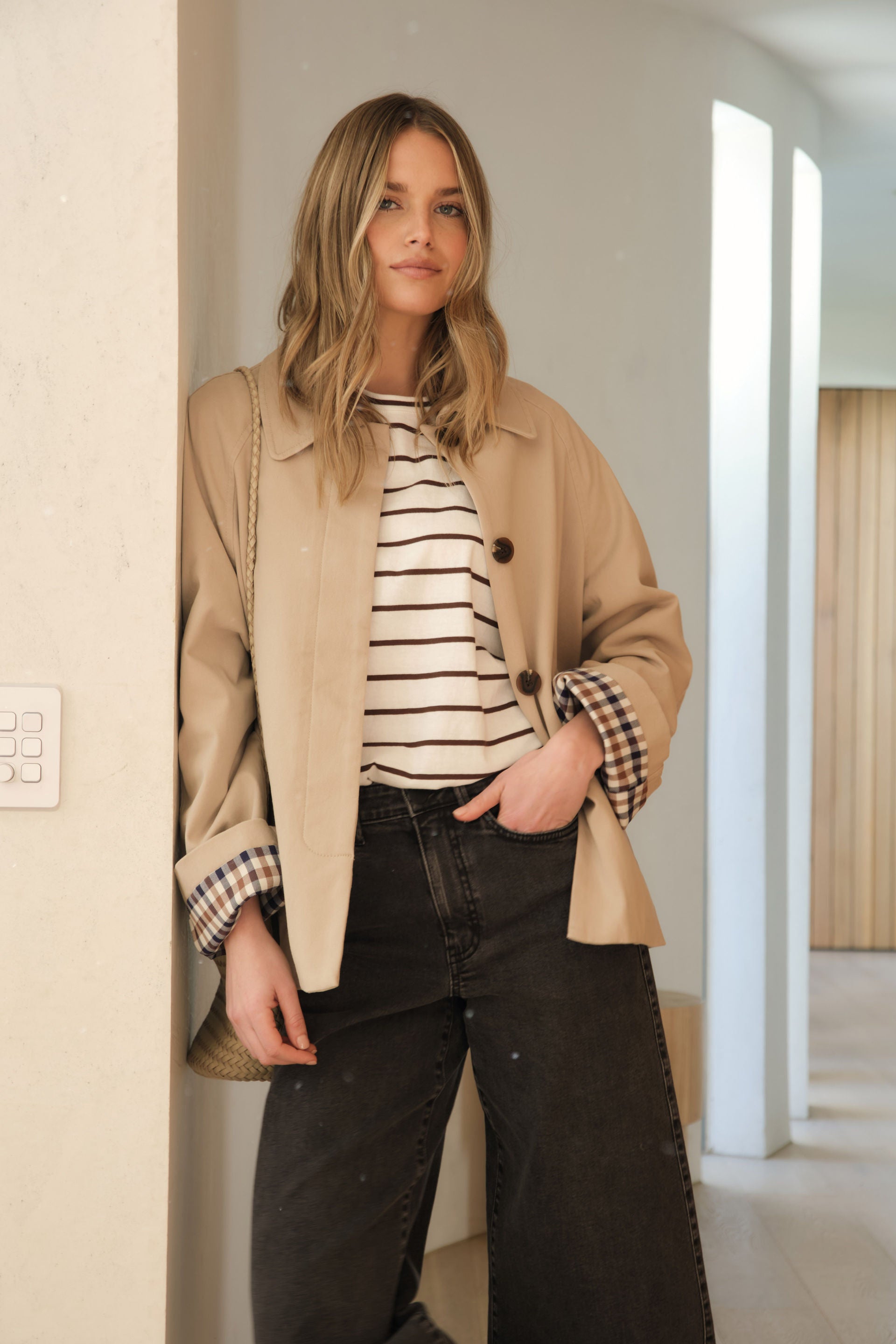 Pia Coat - Sand - Presence Hamilton