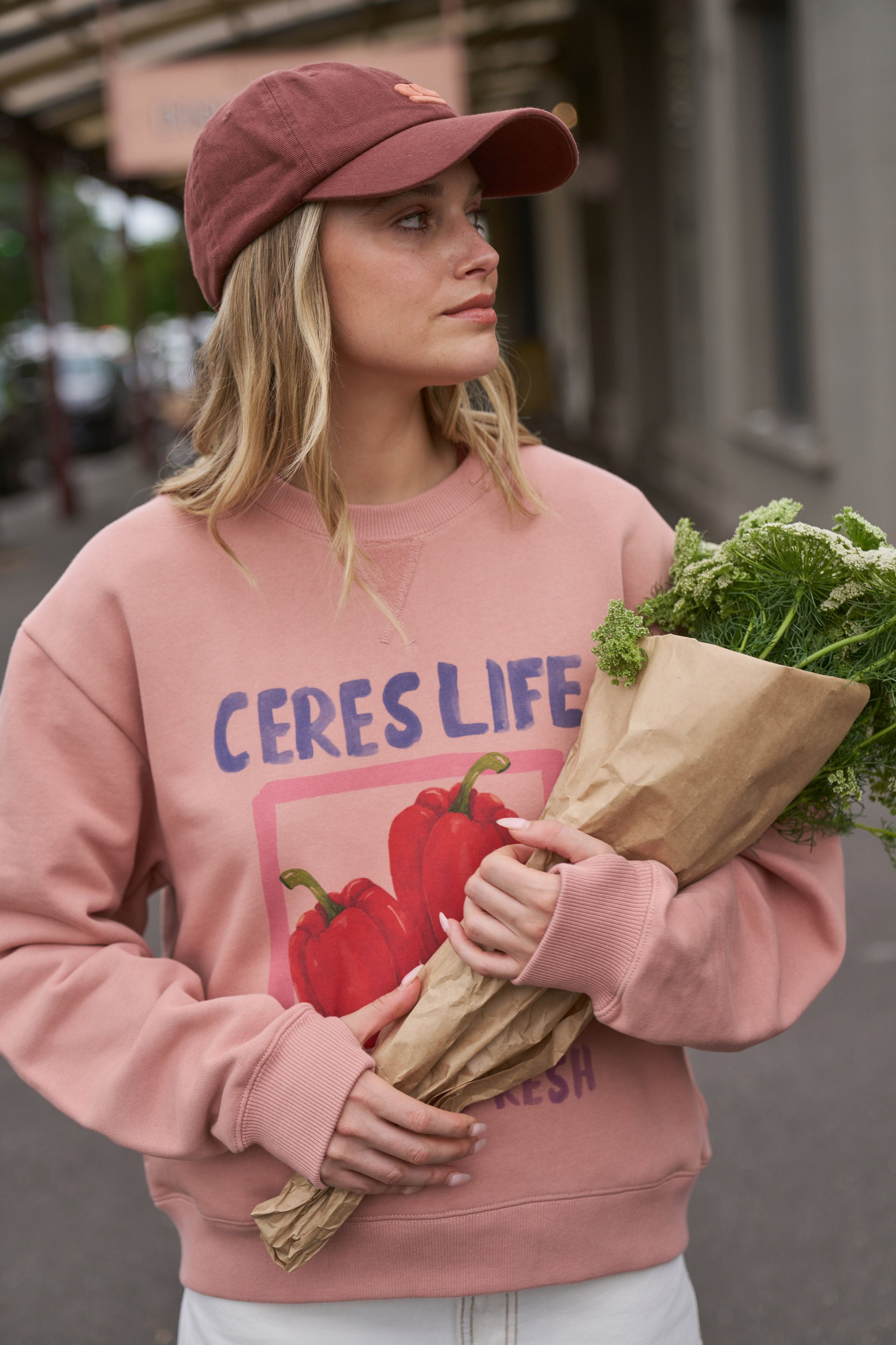 Romy Crew -Pink Clay Farmers Market Capsicum - Presence Hamilton