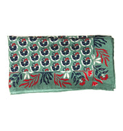Mini Augustine Khaki Silk Scarf